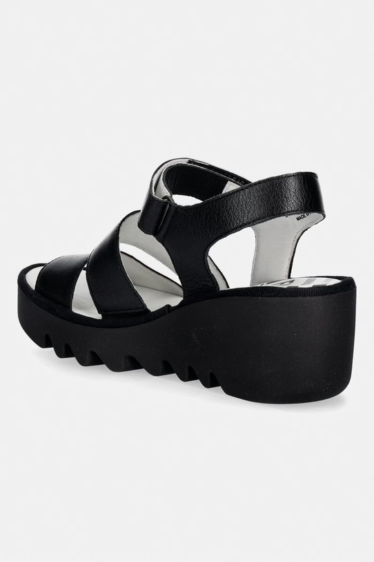 Obuwie Fly London sandały skórzane BEXY575FLY P501575001 czarny