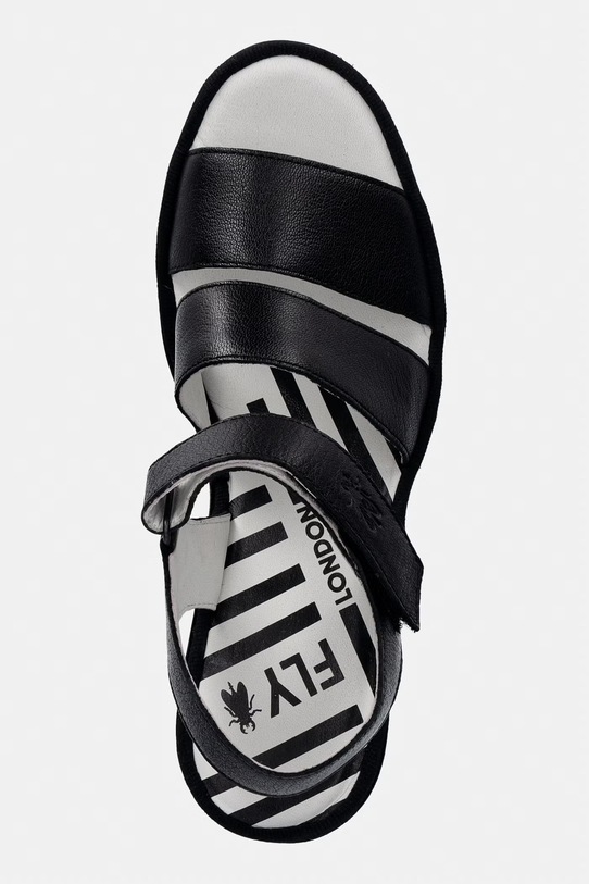 Fly London sandały skórzane BEXY575FLY czarny P501575001