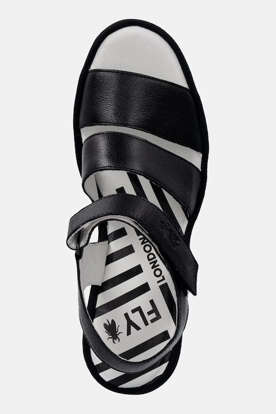 Fly London sandały skórzane BEXY575FLY czarny P501575001