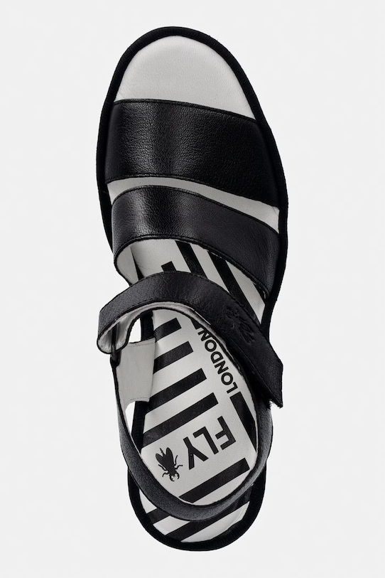 Fly London sandały skórzane BEXY575FLY czarny P501575001