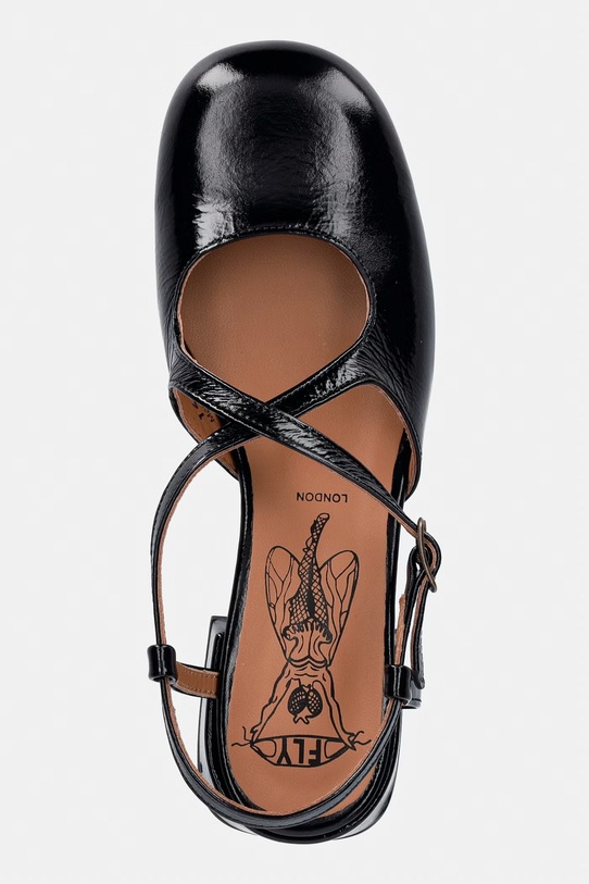 Fly London baleriny skórzane CARK471FLY czarny P145471000