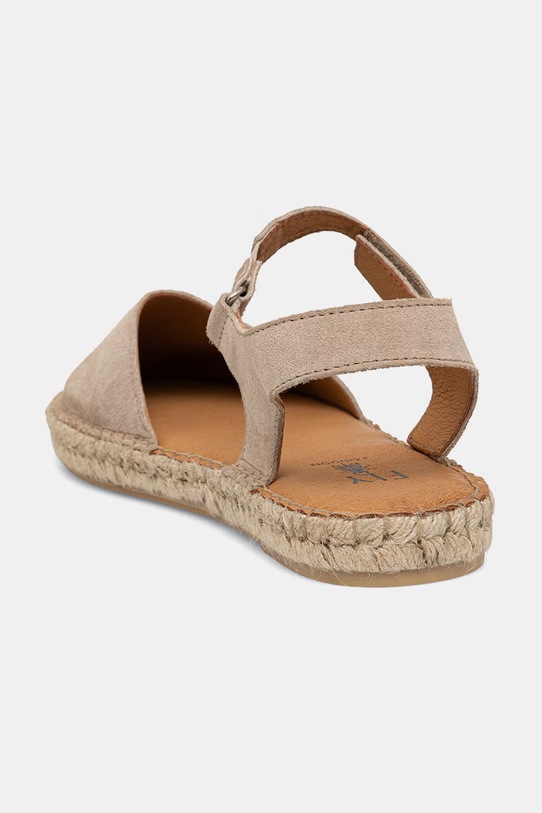 Obutev Fly London espadrile ženske semišaste CANY581FLY P801581002 bež