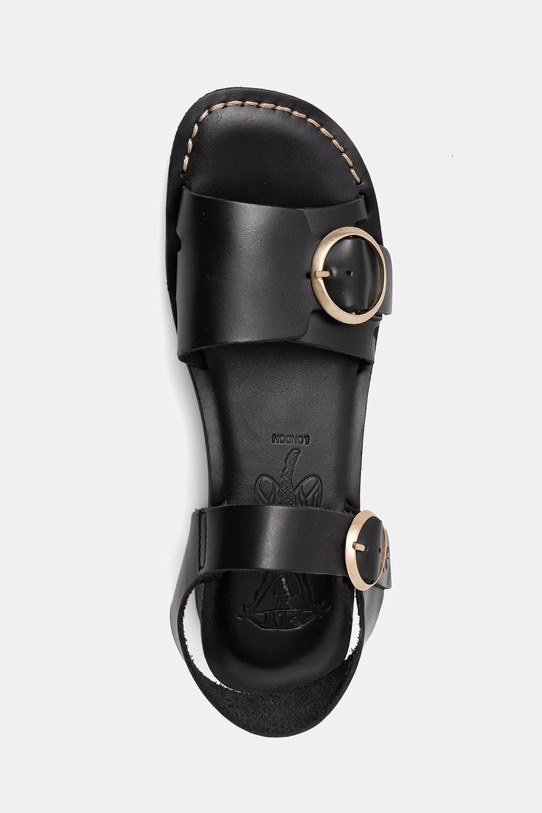 Fly London sandały skórzane EBLI238FLY czarny P145238000