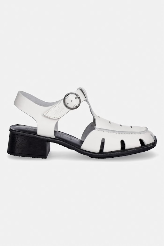 Fly London sandały skórzane EFAI392FLY P145392004 biały SS26