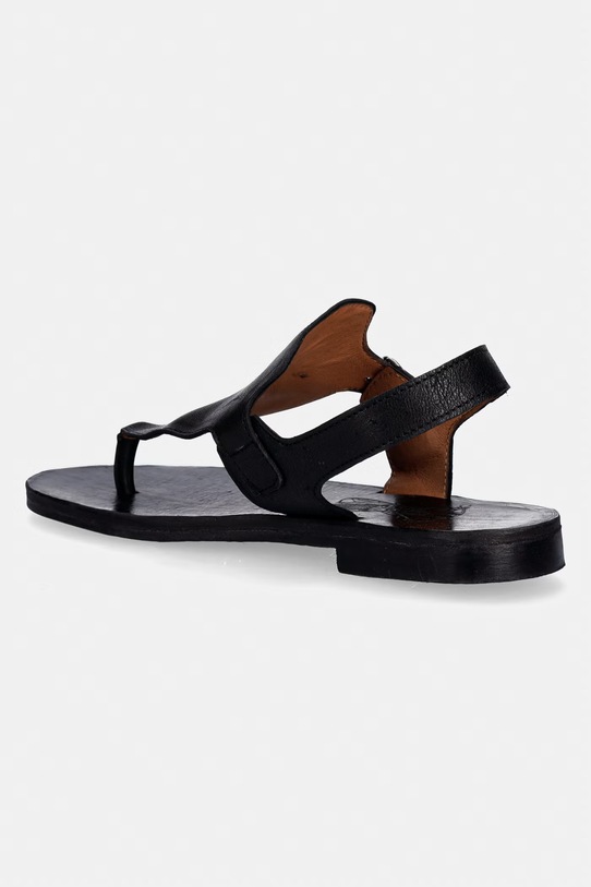 Obuwie Fly London sandały skórzane MAEL468FLY P145468000 czarny