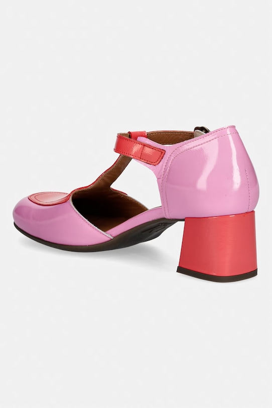 Cipők Fly London bőr flip-flop POLK457LY P145457004 rózsaszín