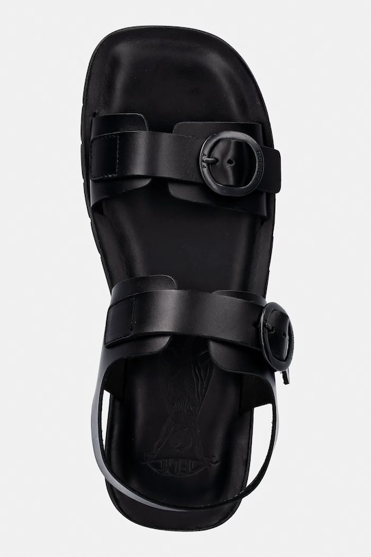 Fly London sandały skórzane SOLB260FLY czarny P145260000