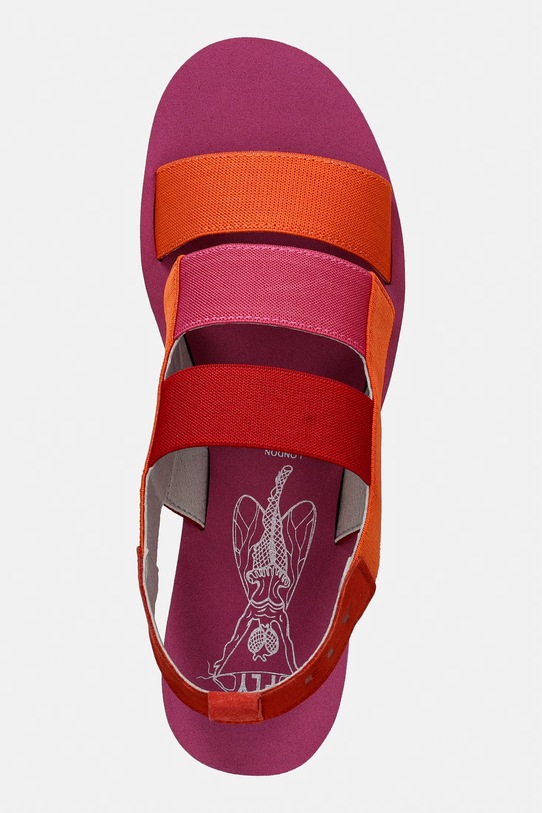 Fly London sandały YERE847FLY pomarańczowy P144847012