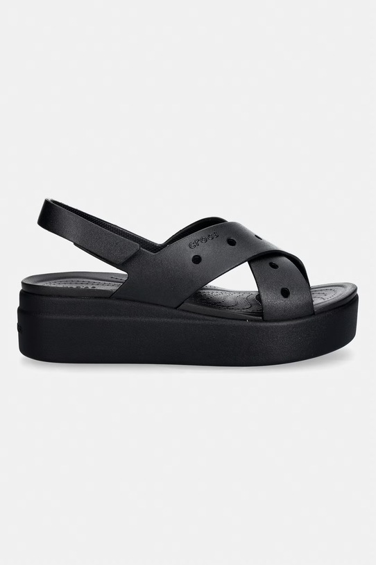 Crocs sandały Brooklyn 4U Cross Strap Sandal 212254.001 czarny SS26