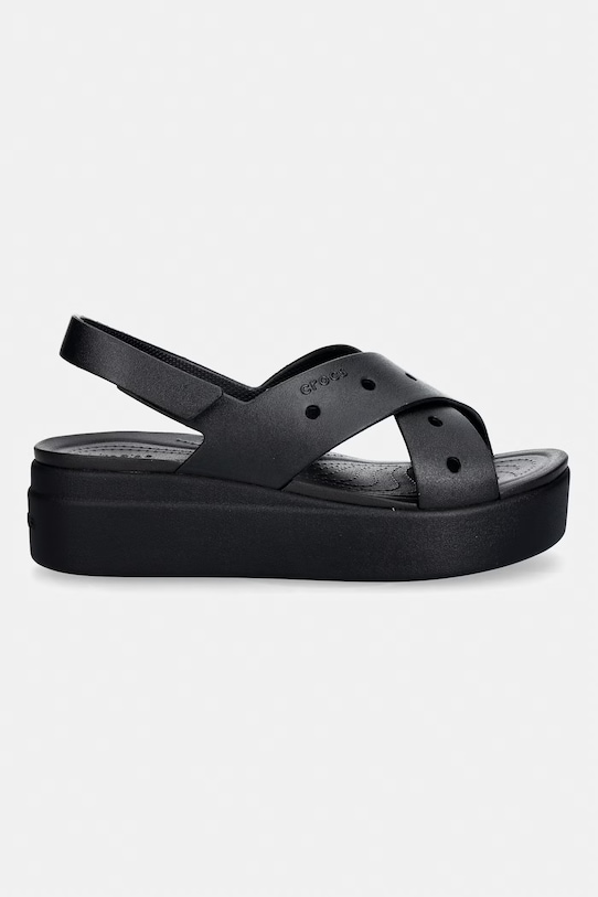 Crocs sandały Brooklyn 4U Cross Strap Sandal 212254.001 czarny SS26
