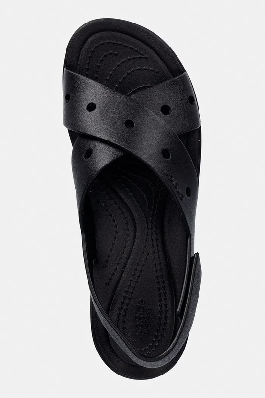Crocs sandały Brooklyn 4U Cross Strap Sandal czarny 212254.001