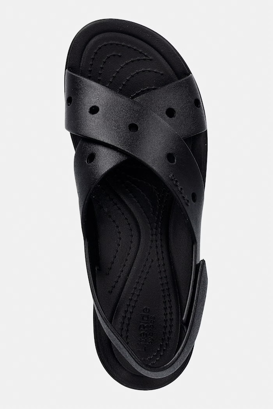 Crocs sandały Brooklyn 4U Cross Strap Sandal czarny 212254.001