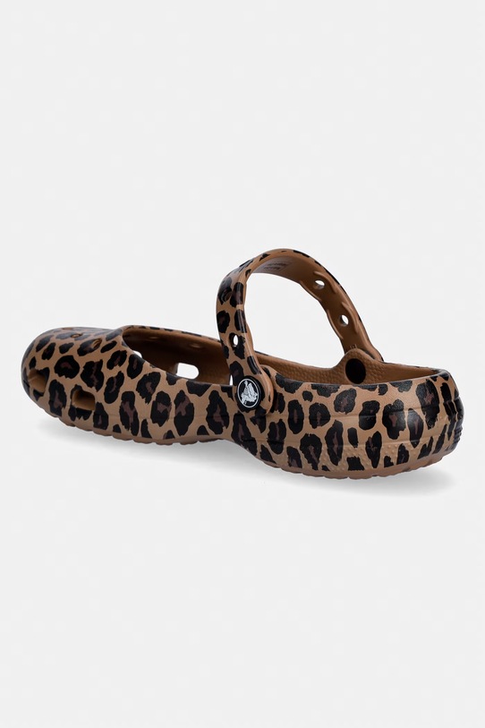 Obuwie Crocs klapki Classic Animal Ballet 212478.2LD brązowy