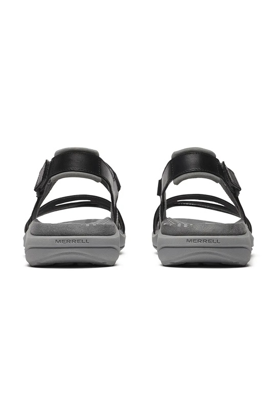 Obuwie Merrell sandały z odkrytą piętą damskie skórzane HARBOR BACKSTRAP J008362 czarny