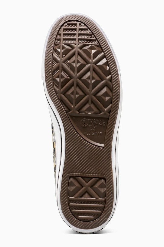 Πάνινα παπούτσια Converse Chuck Taylor All Star Leopard A16407C μπεζ