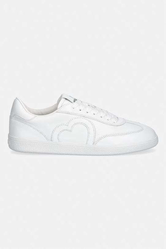 Love Moschino sneakersy skórzane JA15112G1OIA0100 biały SS26