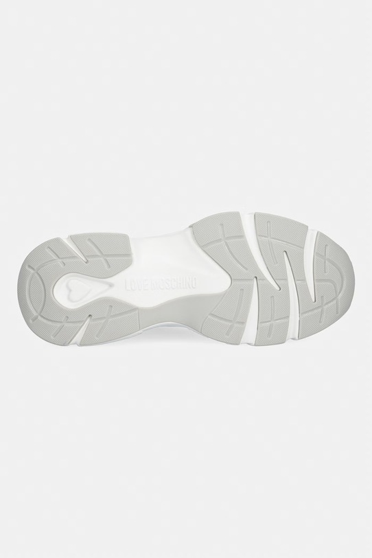 Love Moschino sneakersy skórzane JA15246G1OIA0100 biały
