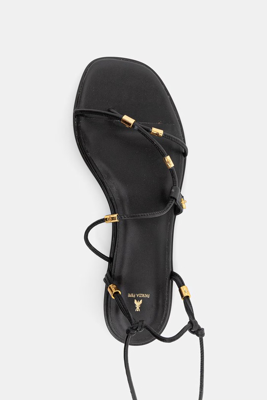 Patrizia Pepe босоніжки жіночі шкіряні чорний 2X0047.L026.K103