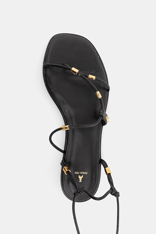 Patrizia Pepe босоніжки жіночі шкіряні чорний 2X0047.L026.K103