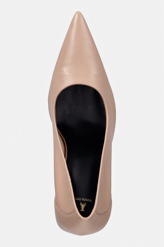 Patrizia Pepe szpilki skórzane beżowy 2Z0024.L026.B743