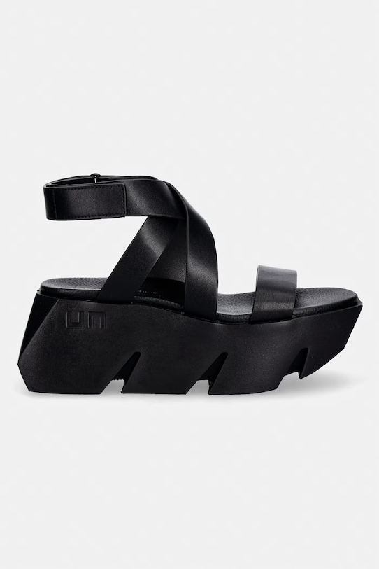 United Nude sandały na platformie skórzane Bull Way 109850116 czarny SS26