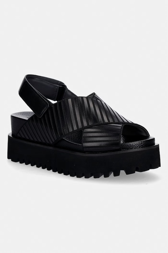 United Nude sandále s otvorenou pätou dámske Rico X Sandal čierna 110130116