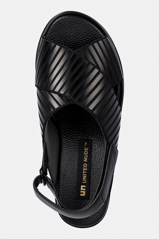 United Nude sandále s otvorenou pätou dámske Rico X Sandal čierna 110130116