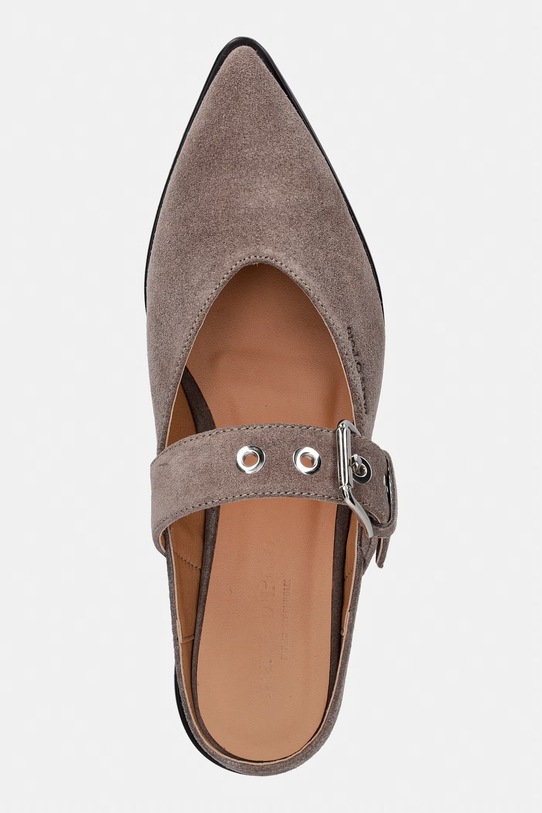 Marc O'Polo dámske semišové šľapky Camilla 3B béžová 60218873701300