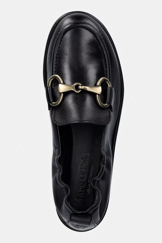 Marc O'Polo mokasyny damskie skórzane Alva 4A czarny 60217243201136