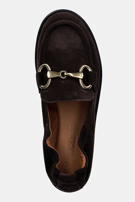 Marc O'Polo mokasyny damskie zamszowe Alva 4B brązowy 60217243202300