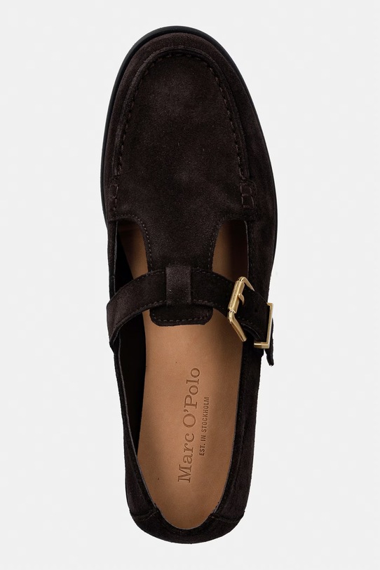 Marc O'Polo mokasyny zamszowe Fiona 2B brązowy 60218633201325