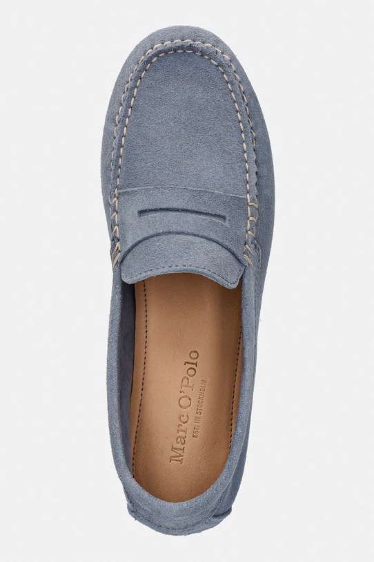 Marc O'Polo mokasyny damskie zamszowe Selma 8B niebieski 60314623101325