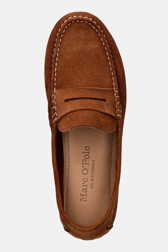 Marc O'Polo mokasyny damskie zamszowe Selma 8B brązowy 60314623101325