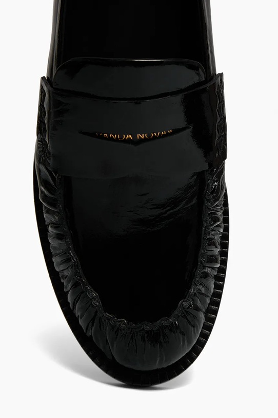 Δερμάτινα μοκασίνια Vanda Novak Greta.Glossy.Black