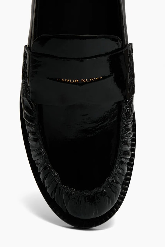 Δερμάτινα μοκασίνια Vanda Novak Greta.Glossy.Black