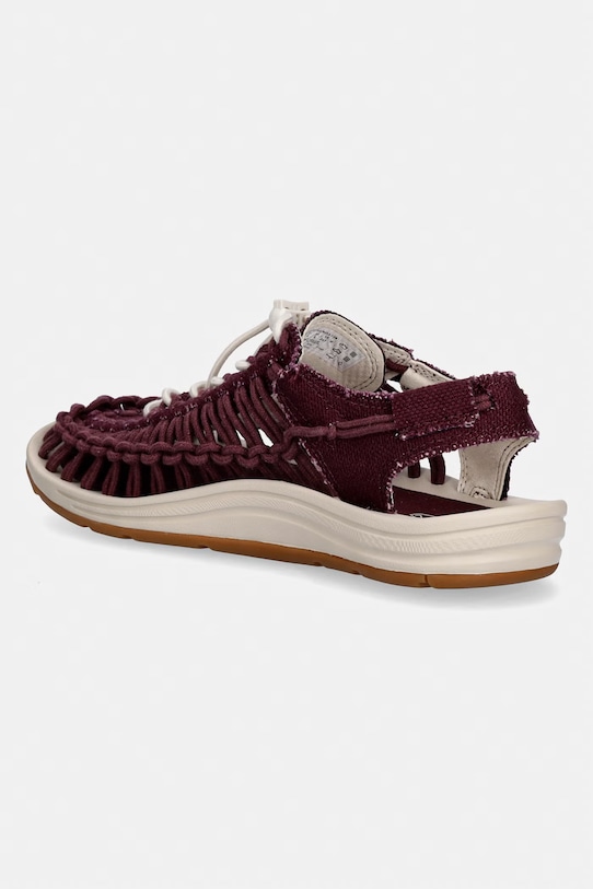 Obuwie Keen sandały z odkrytą piętą damskie UNEEK 1031727 bordowy