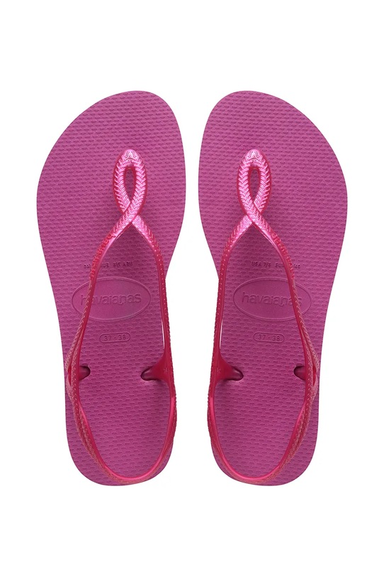 Havaianas sandále na plochom podpätku dámske LUNA ružová 4129697.5342