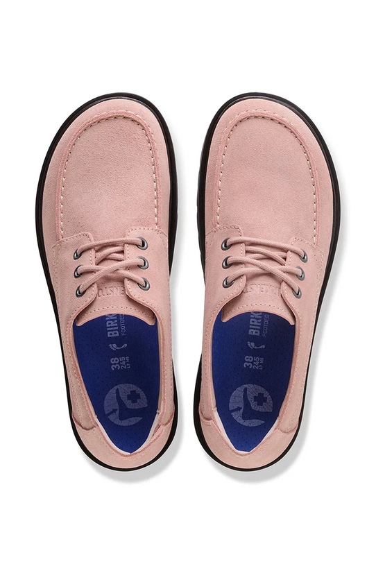 Semišové polobotky Birkenstock Highwood Moc Lace Low růžová 1032017