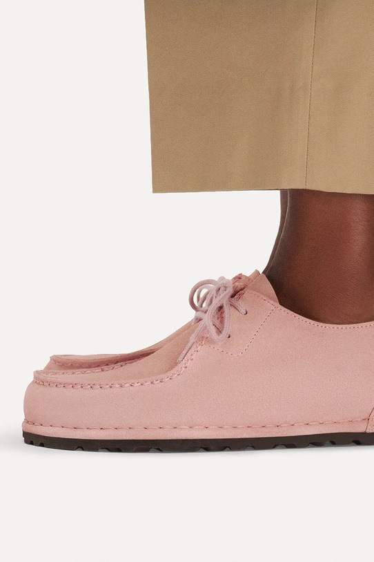 Semišové polobotky Birkenstock Utti Lace 1031568