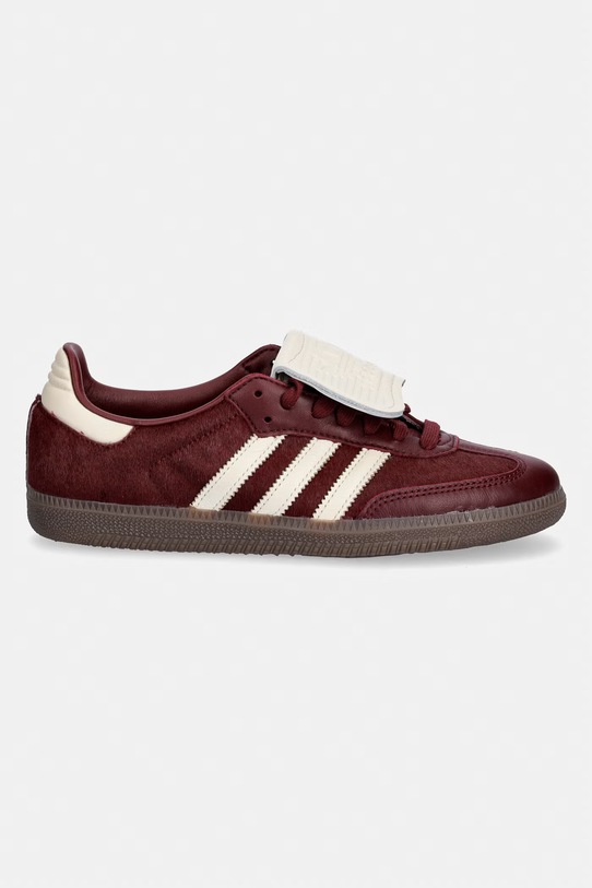 adidas Originals Samba Lt sneakersy damskie skórzane KI4169 bordowy SS26