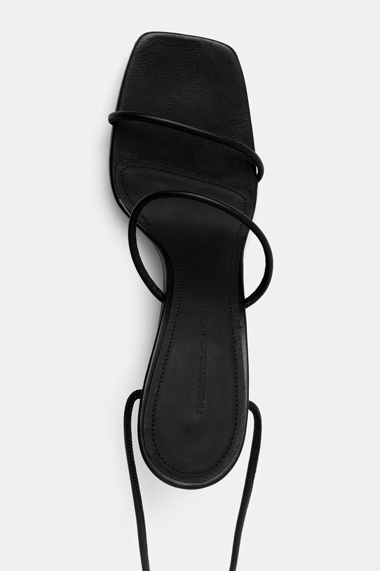 Rick Owens Lilies Cantilever 8 sandále na platforme po celej dĺžke dámske kožené čierna LI01F7804.LLP