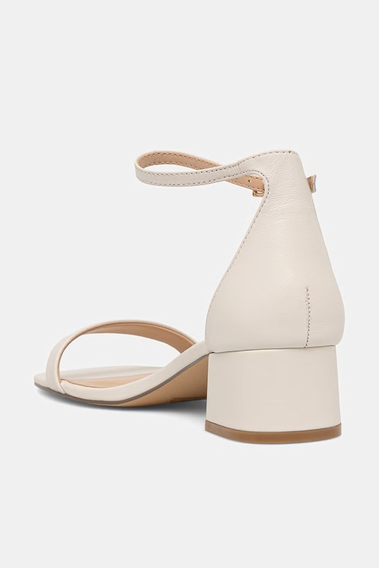 Obuwie Steve Madden sandały na słupku skórzane Gena 11003579.844 beżowy