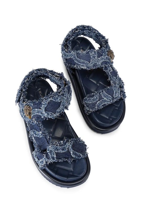 Kurt Geiger London sandały z odkrytą piętą damskie Orson Sandal 4461686669 niebieski SS26