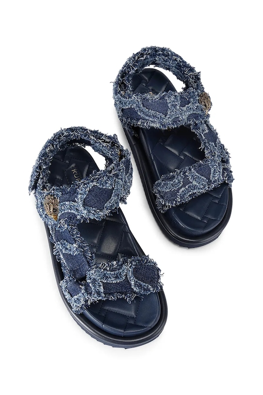 Kurt Geiger London sandały z odkrytą piętą damskie Orson Sandal 4461686669 niebieski SS26