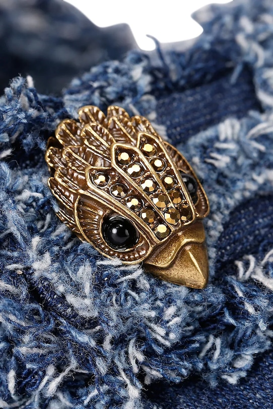 Kurt Geiger London sandały z odkrytą piętą damskie Orson Sandal 4461686669 niebieski