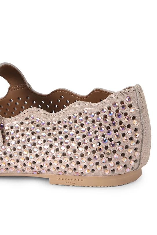 Obuv Kurt Geiger London baleríny Wavy Mayfair Ballet Flat 5596424209 béžová