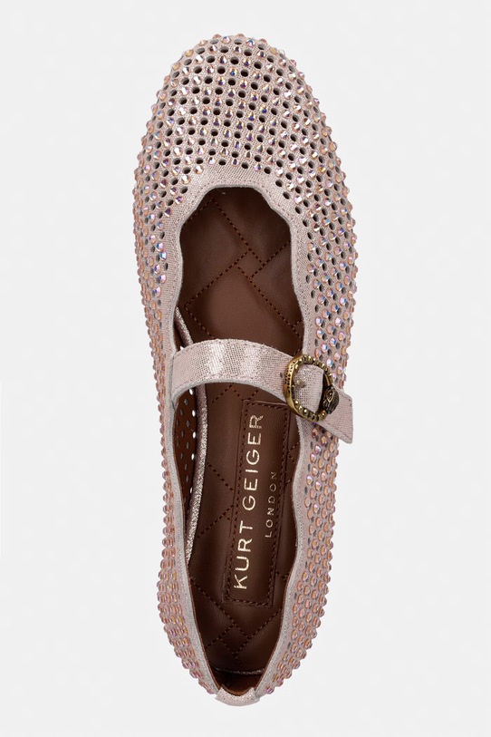 Kurt Geiger London baleriny Wavy Mayfair Ballet Flat beżowy 5596424209