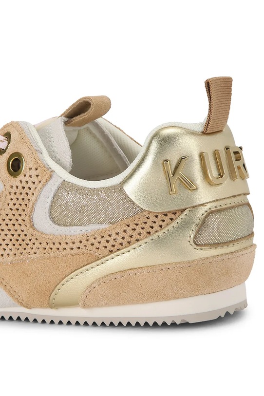 Obuwie Kurt Geiger London Kurt Slim Runner sneakersy damskie skórzane 5613515219 beżowy