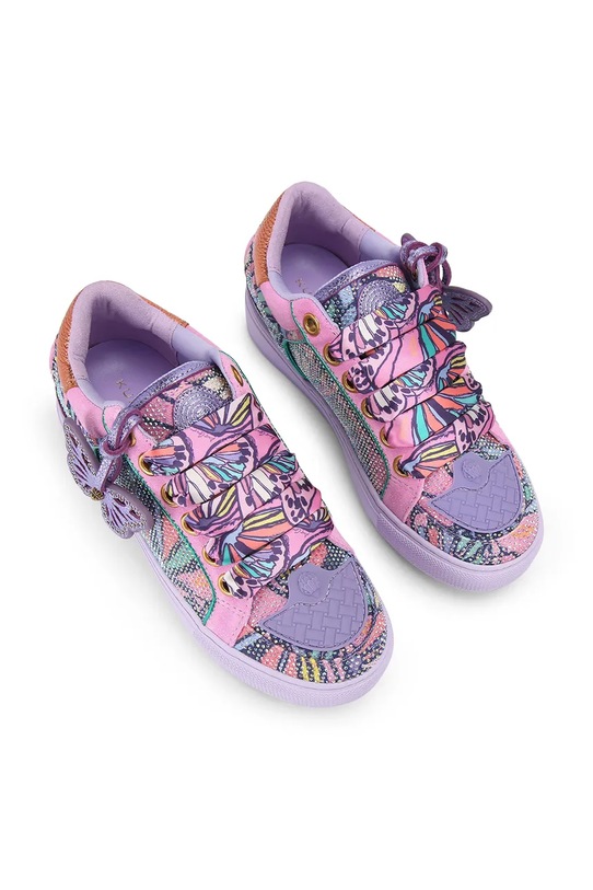 Kurt Geiger London Southbank Tag sneakersy damskie 9564395629 fioletowy SS26