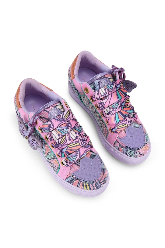 Kurt Geiger London Southbank Tag sneakersy damskie 9564395629 fioletowy SS26